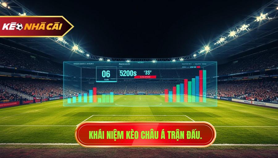 Khái niệm kèo Châu Á trận đấu.