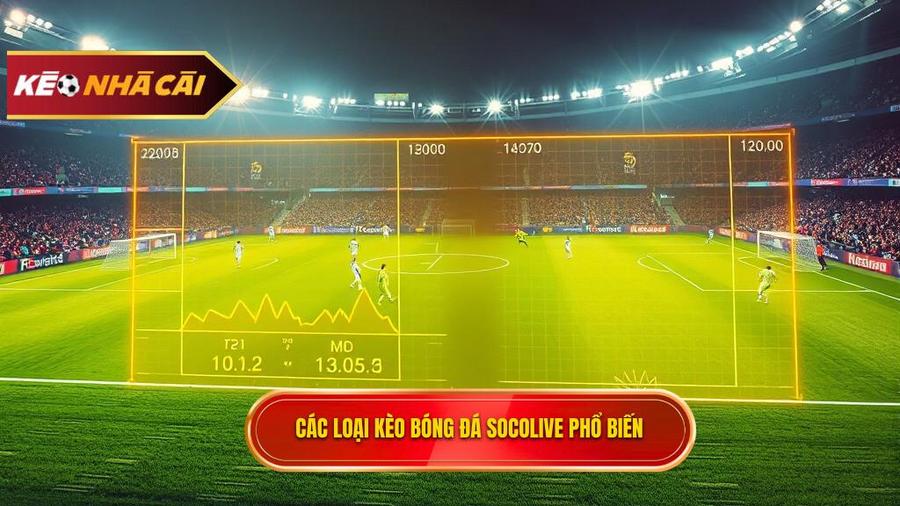 Các loại kèo bóng đá Socolive phổ biến nhất hiện nay