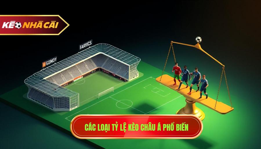 Các loại tỷ lệ kèo Châu Á phổ biến