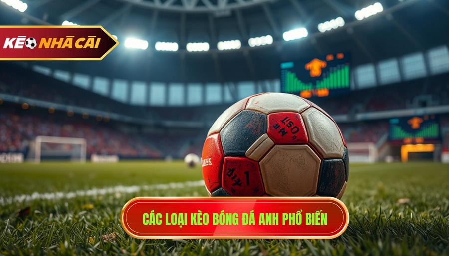 2. Các loại kèo bóng đá Anh phổ biến