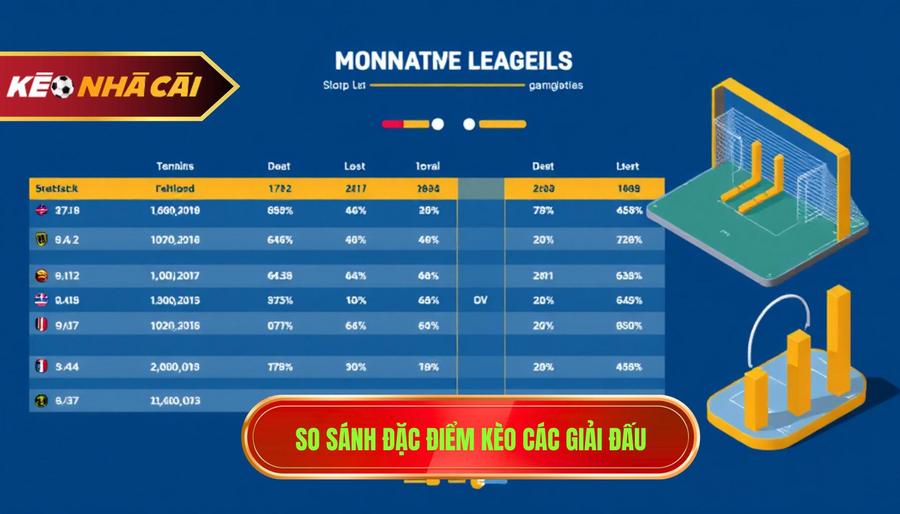 3. So sánh đặc điểm kèo các giải đấu