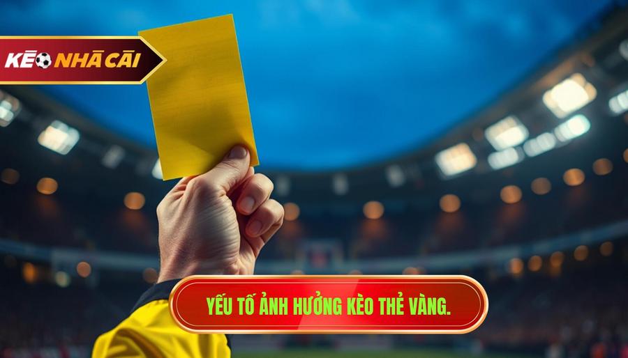 Các yếu tố then chốt ảnh hưởng đến kèo cầu thủ nhận thẻ vàng